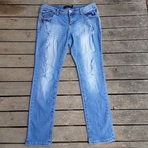 Twenty One Black by Rue21 Distressed Skinny Jeans